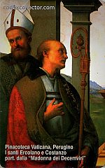 Perugino - I Santi Ercolano e Costanzo (€ 2,50)