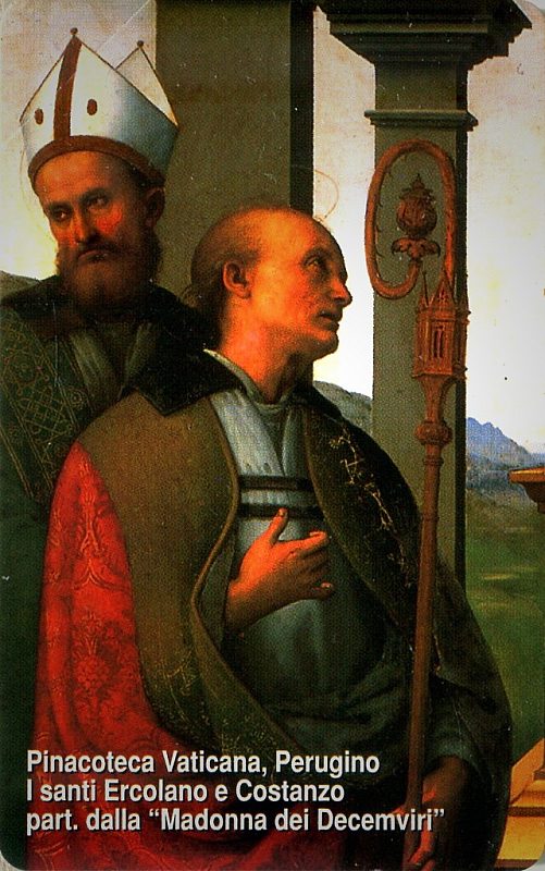 Perugino - I Santi Ercolano e Costanzo