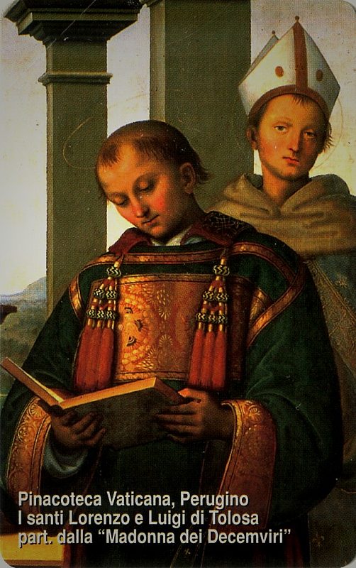 Perugino - S. Lorenzo e Luigi Di Tolosa