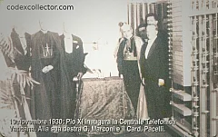 Pio XI Inaugura la Centrale Telefonica Vaticana (seriale 8 cifre)