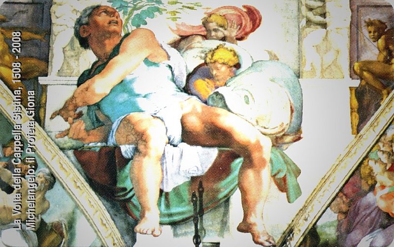 La volta della Cappella Sistina - Il Profeta Giona