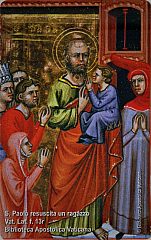Anno Paolino - S. Paolo Resuscita un Ragazzo