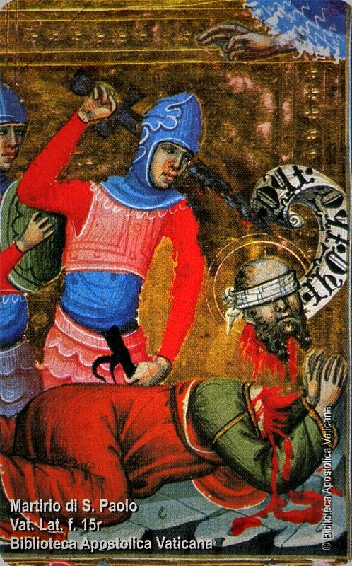Anno Paolino - Martirio di S. Paolo