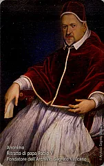 L'archivio Segreto Vaticano - Anonimo, Ritratto di papa Paolo V