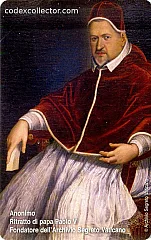 L'archivio Segreto Vaticano - Anonimo, Ritratto di papa Paolo V