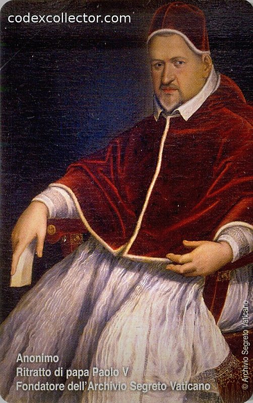 L'archivio Segreto Vaticano - Anonimo, Ritratto di papa Paolo V
