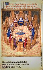 L'archivio Segreto Vaticano - Libro di Giuramenti dei Giudici della S. Romana
