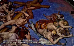 Michelangelo, "Il Giudizio Universale" - Angeli con gli Strumenti della Passione