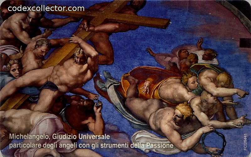 Michelangelo, "Il Giudizio Universale" - Angeli con gli Strumenti della Passione (seriale 9 cifre)