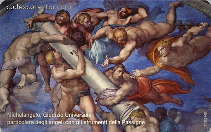 Michelangelo, "Il Giudizio Universale" - Angeli con gli Strumenti della Passione (seriale 7 cifre)