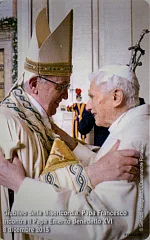 Giubileo della Misericordia - Papa Francesco incontra il Papa Emerito Benedetto XVI