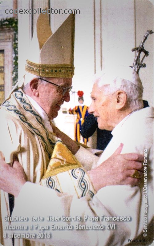 Giubileo della Misericordia - Papa Francesco incontra il Papa Emerito Benedetto XVI