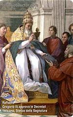 Raffaello - Gregorio IX Approva le Decretali (€ 5)