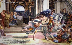 Raffaello - La Cacciata di Eliodoro dal Tempio (€ 5)