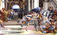 Raffaello - La Cacciata di Eliodoro dal Tempio (€ 5)