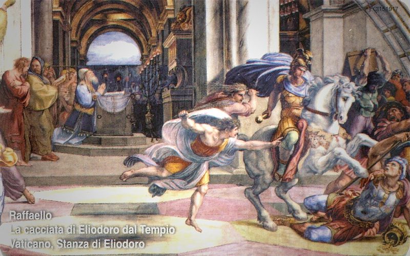 Raffaello - La Cacciata di Eliodoro dal Tempio