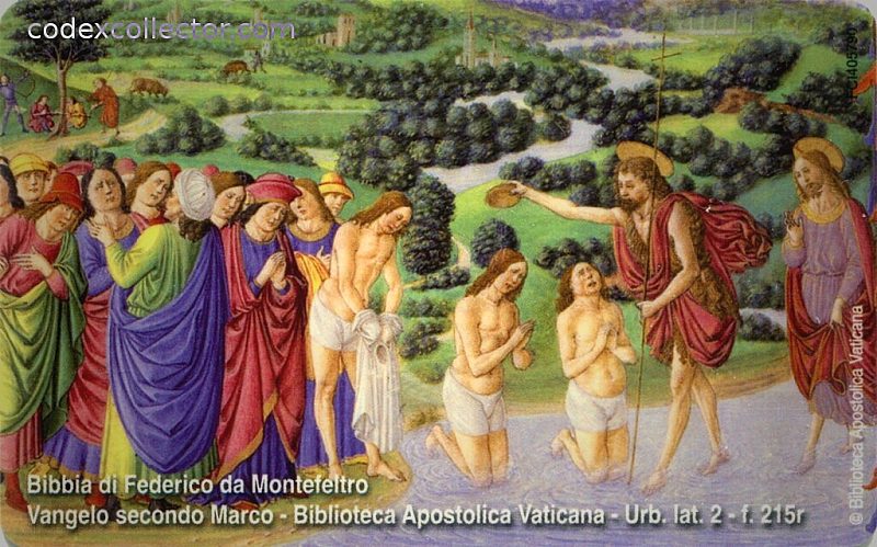 Bibbia di Federico da Montefeltro - Vangelo Marco
