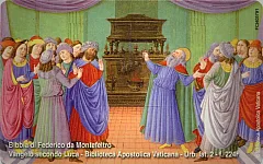 Bibbia di Federico da Montefeltro - Vangelo Luca