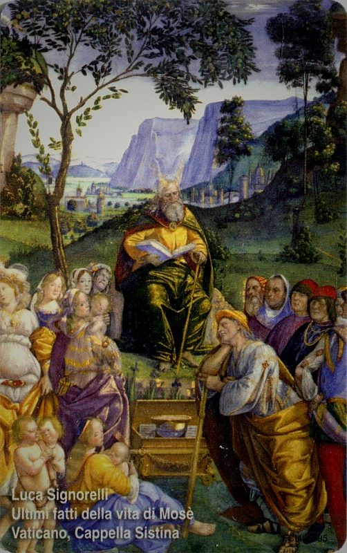 La Cappella Sistina - Luca Signorelli, Ultimi Fatti della Vita di Mosé