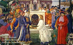 La Cappella Sistina - Sandro Botticelli, Tentazioni di Cristo