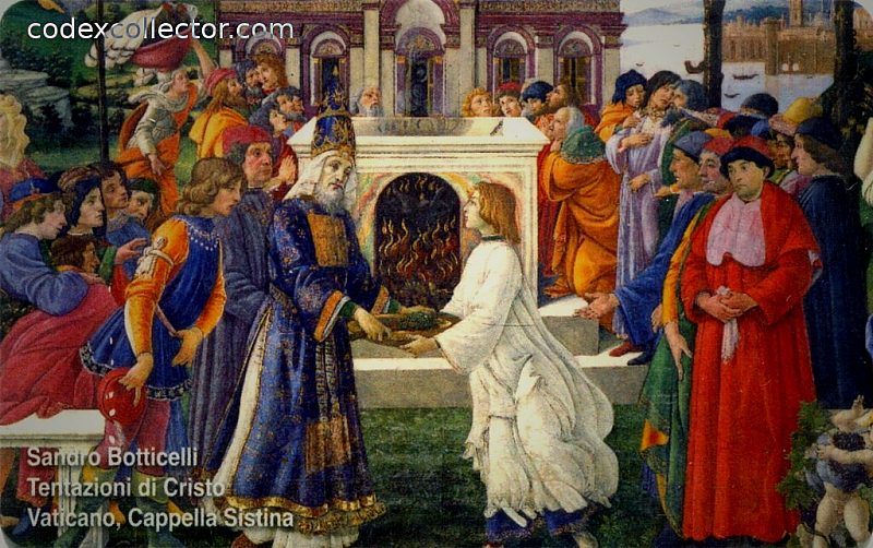 La Cappella Sistina - Sandro Botticelli, Tentazioni di Cristo