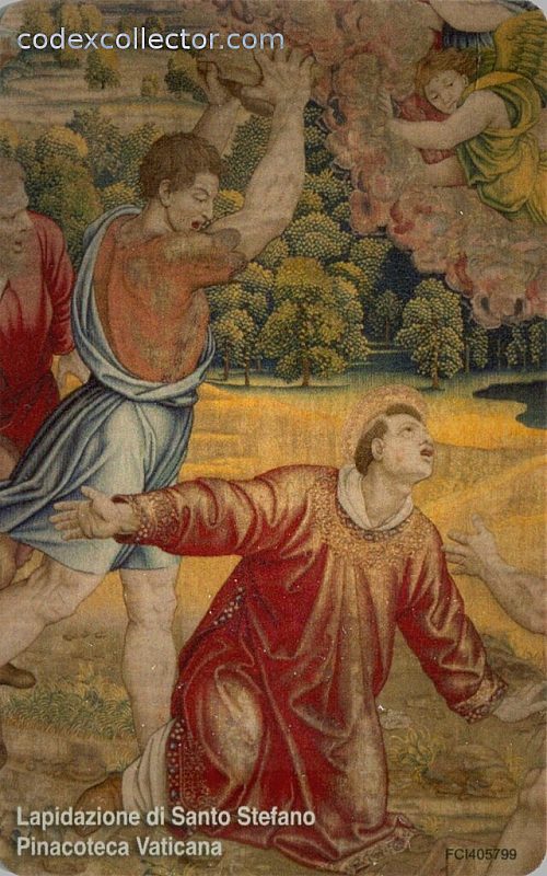 Raffaello, Gli Arazzi - Lapidazione di Santo Stefano