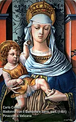 Carlo Crivelli - Madonna con il Bambino e Santi