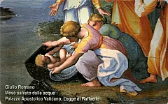 Giulio Romano - Mosè salvato dalle acque