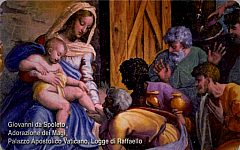 Le Logge di Raffaello - Giovanni da Spoleto, Adorazione dei Magi