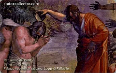 Le Logge di Raffaello - Raffaellino del Colle, Battesimo di Cristo