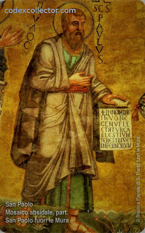 La Basilica di San Paolo Fuori le Mura - San Paolo, Mosaico Absidale