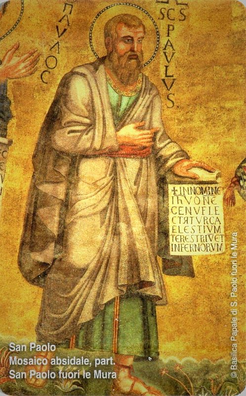 La Basilica di San Paolo Fuori le Mura - San Paolo, Mosaico Absidale