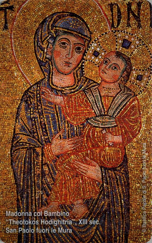 La Basilica di San Paolo Fuori le Mura - Madonna col Bambino