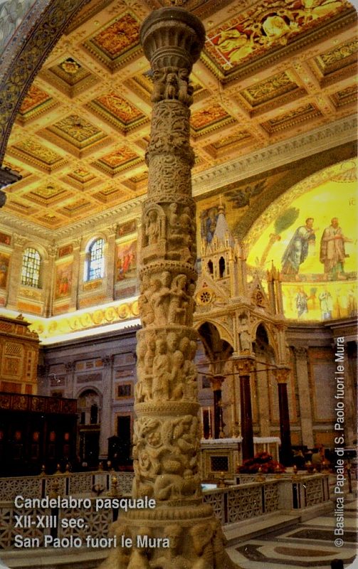 La Basilica di San Paolo Fuori le Mura - Candelabro Pasquale