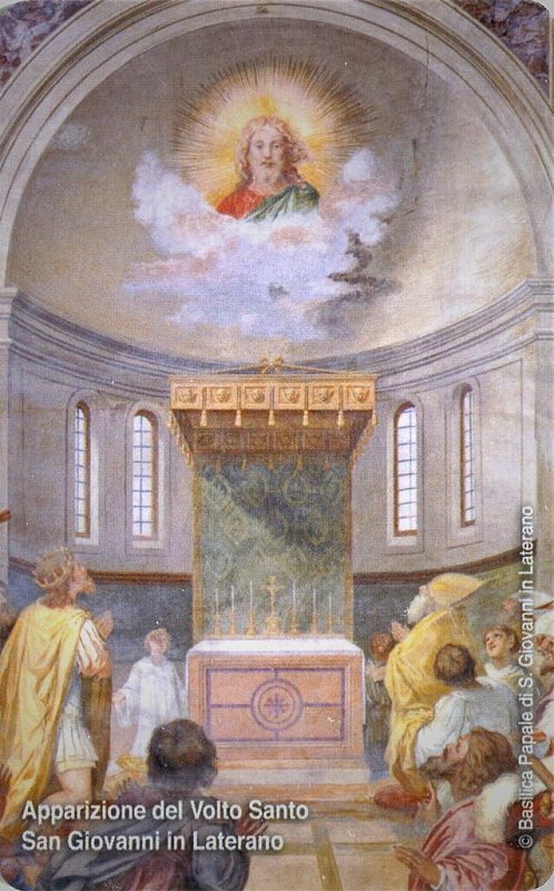 La Basilica di San Giovanni in Laterano - Apparizione del Volto Santo