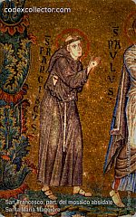 La Basilica di Santa Maria Maggiore - San Francesco, part. del Mosaico Absidale