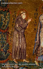 La Basilica di Santa Maria Maggiore - San Francesco, part. del Mosaico Absidale