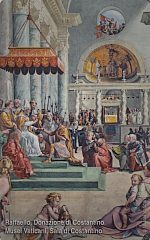 La Basilica di San Pietro - Raffaello, Donazione di Costantino