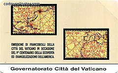 V° Centenario della Scoperta dell'America (prova di stampa)