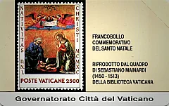 Francobollo Commemorativo del Santo Natale (Proof)
